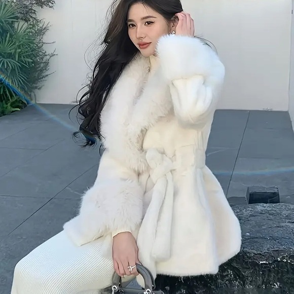 Faux fur baby soft jacket. - Picture 3 of 6